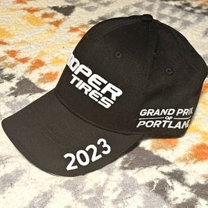 Cooper Tires Grand Prix of Portland 2023 Hat in Black and White One Size